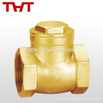 brass inline ball type 1.5 inch sewer spring loaded check valve for sump pump